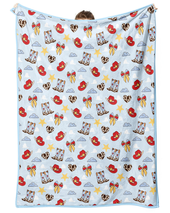 Cowboy Story Bamboo Blanket