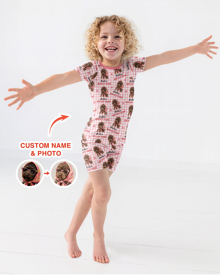 New Best Friend Bamboo Two Piece Short Sleeve Shorts Pajama Set