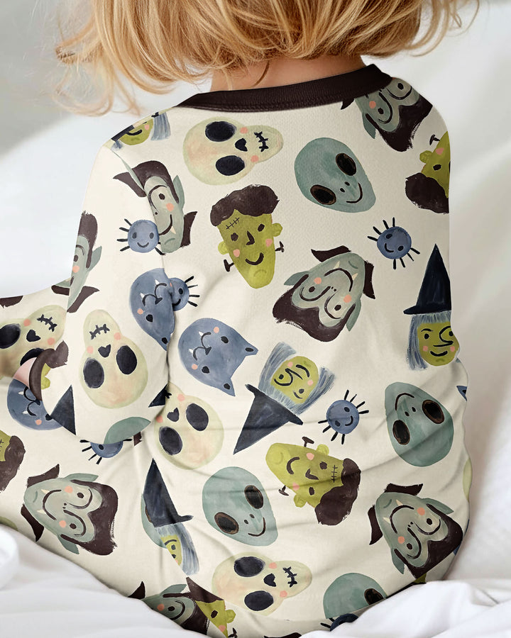 Halloween Face Bamboo Convertible Zippy