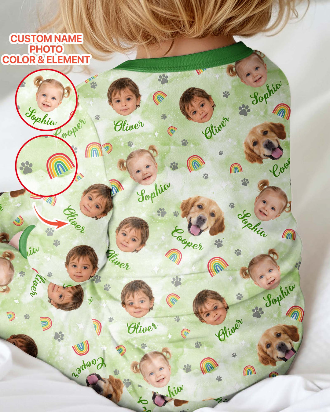 Personalized Family Matching Bamboo Convertible Zippy