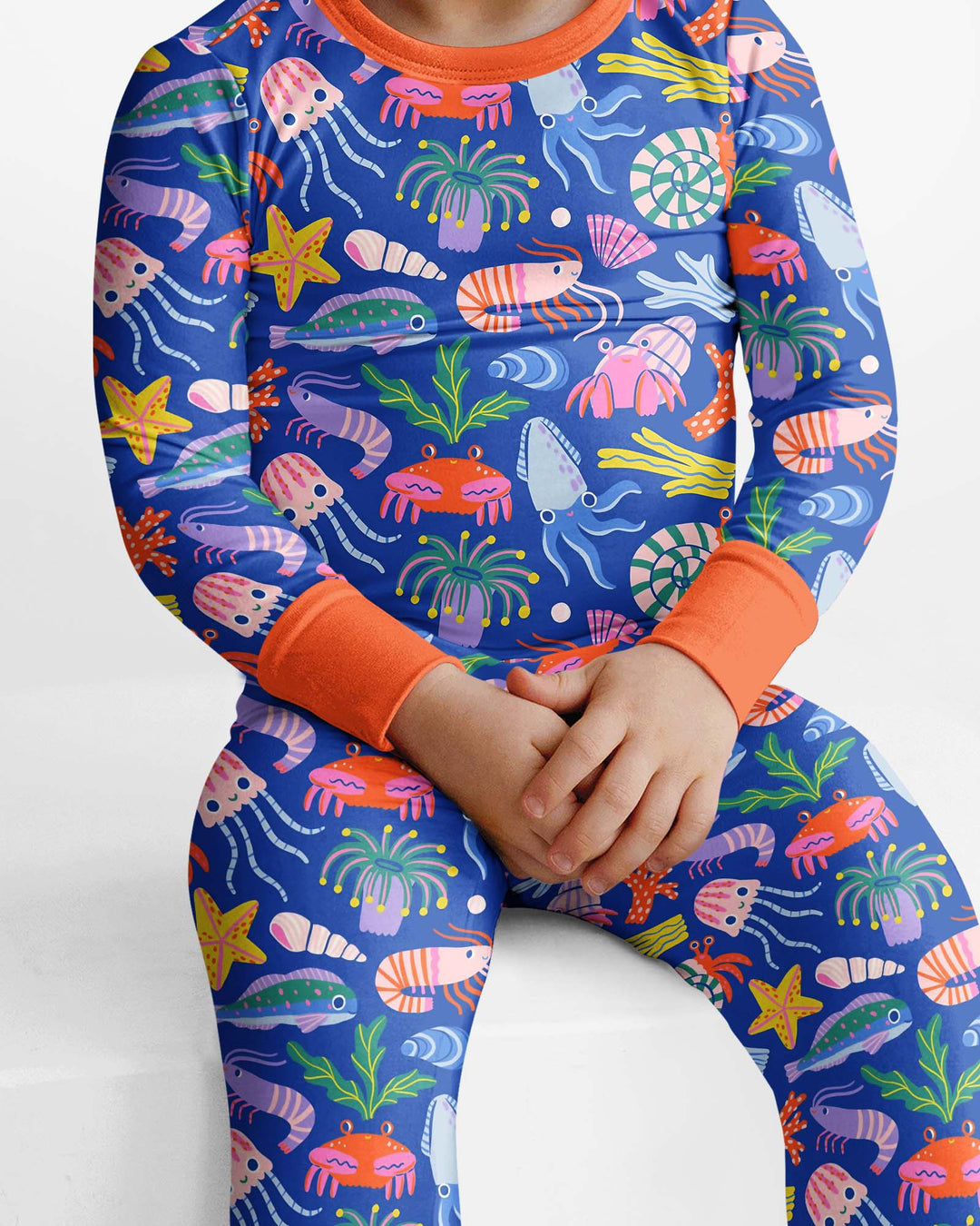 Under the Sea Bamboo Two Piece Long Sleeve Pajama Set