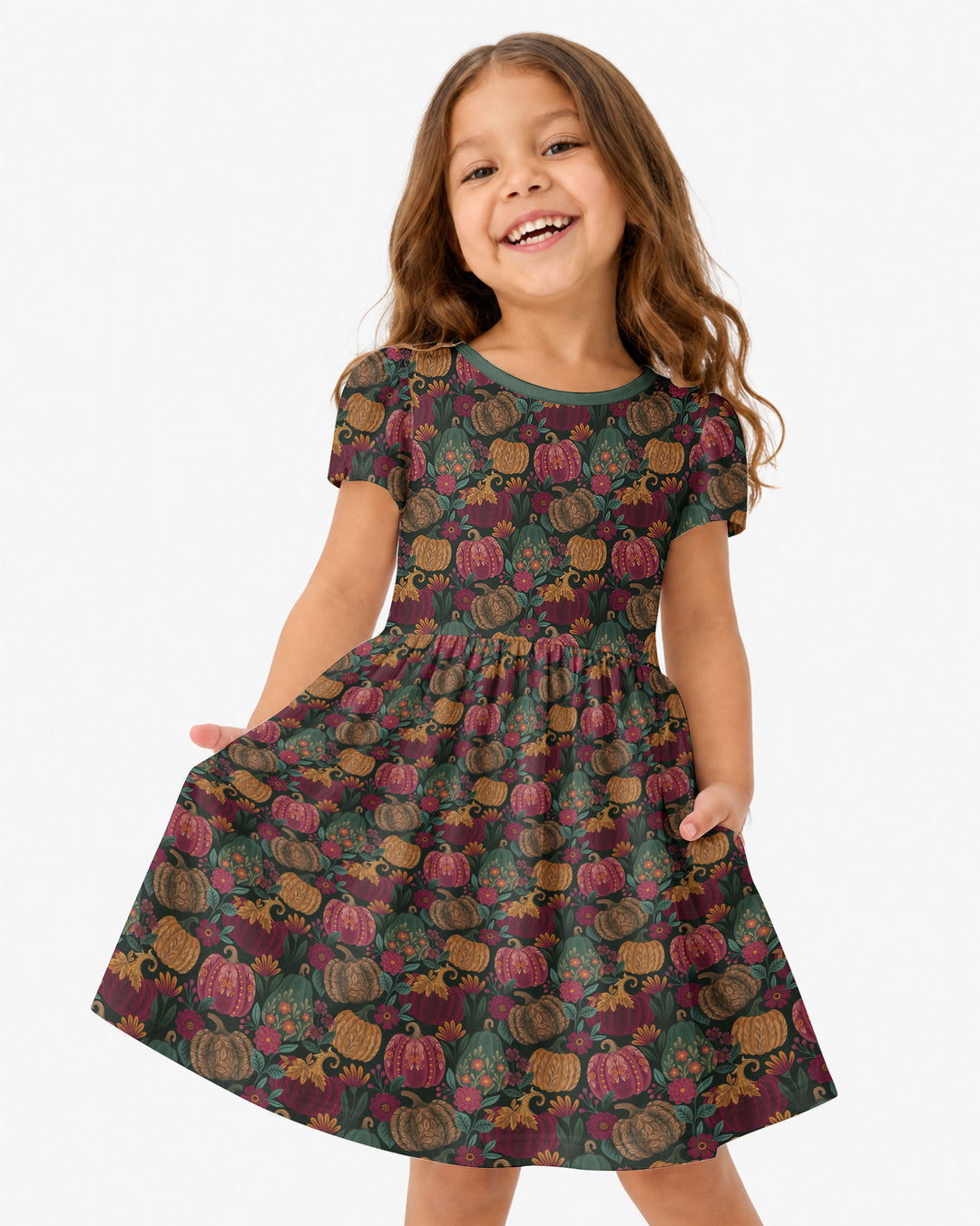 Velvet Pumpkins Bamboo Twirl Dress