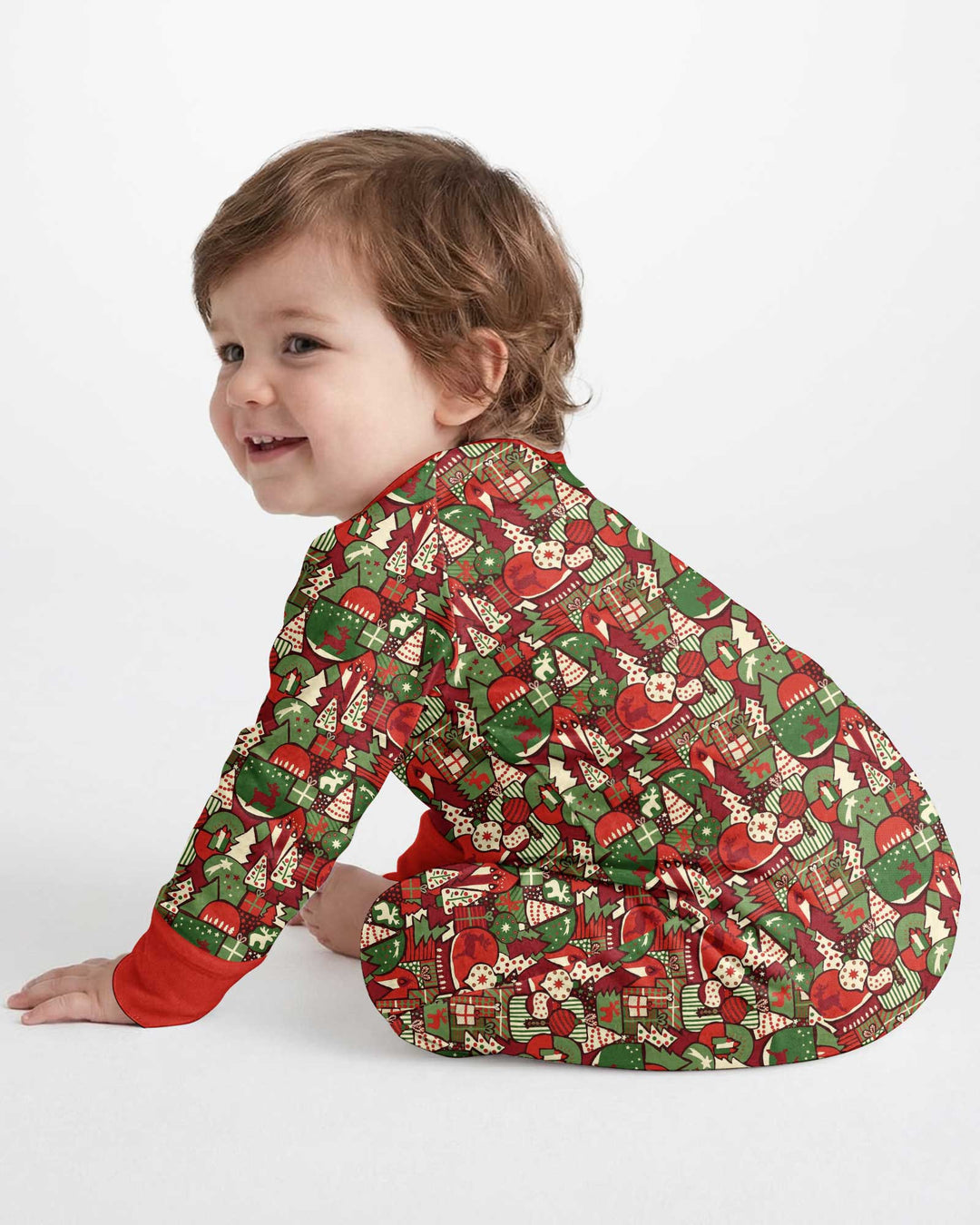 Christmas Time Mosaic Bamboo Convertible Zippy