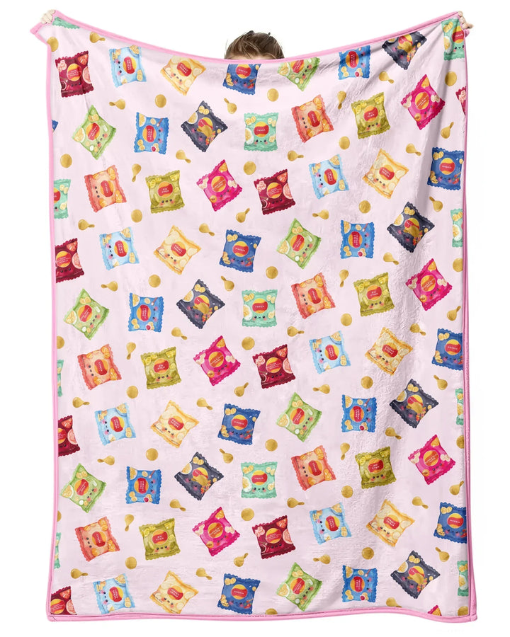 Potato Chips Bamboo Blanket