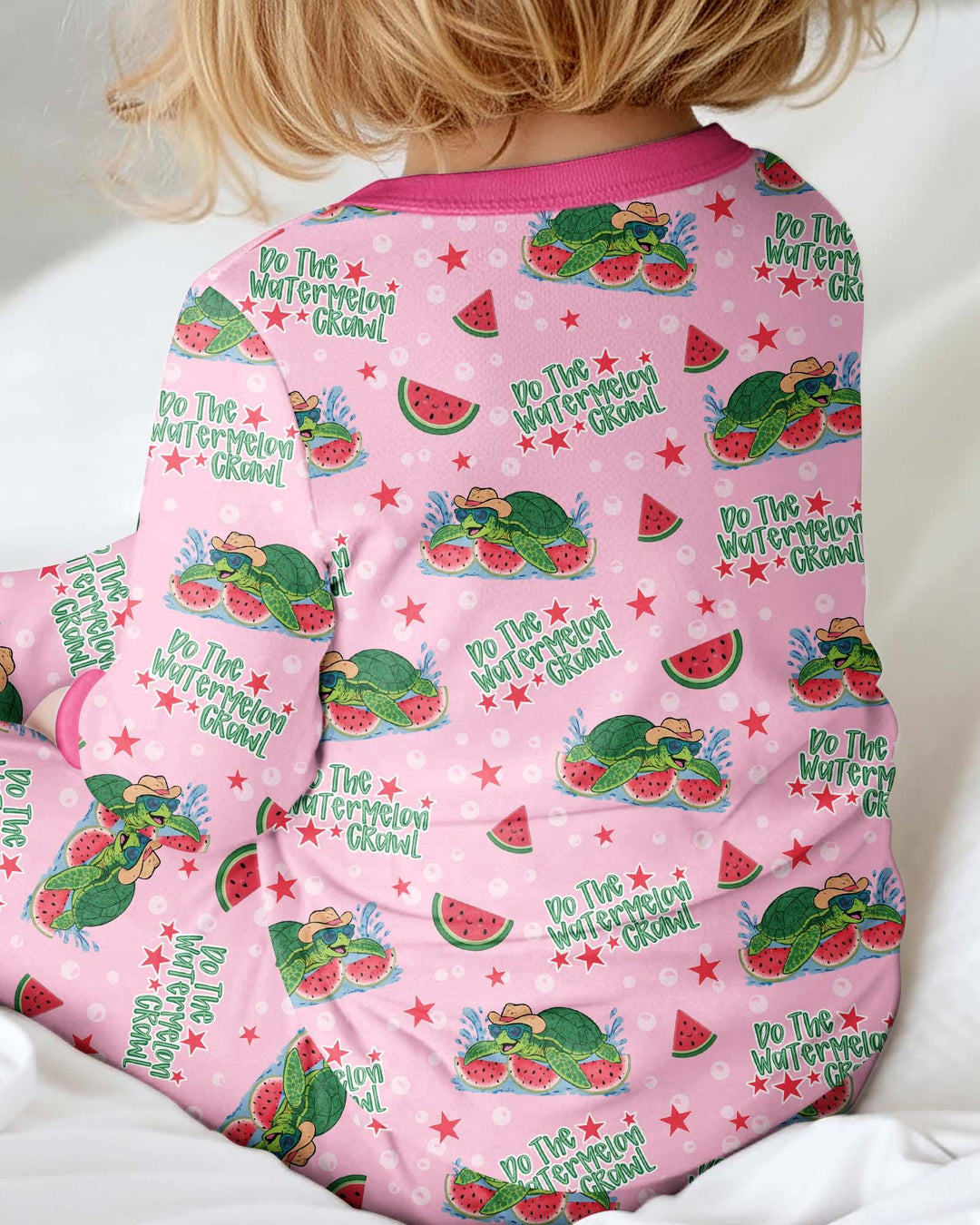 Watermelon Turtle Family Matching Bamboo Convertible Zippy