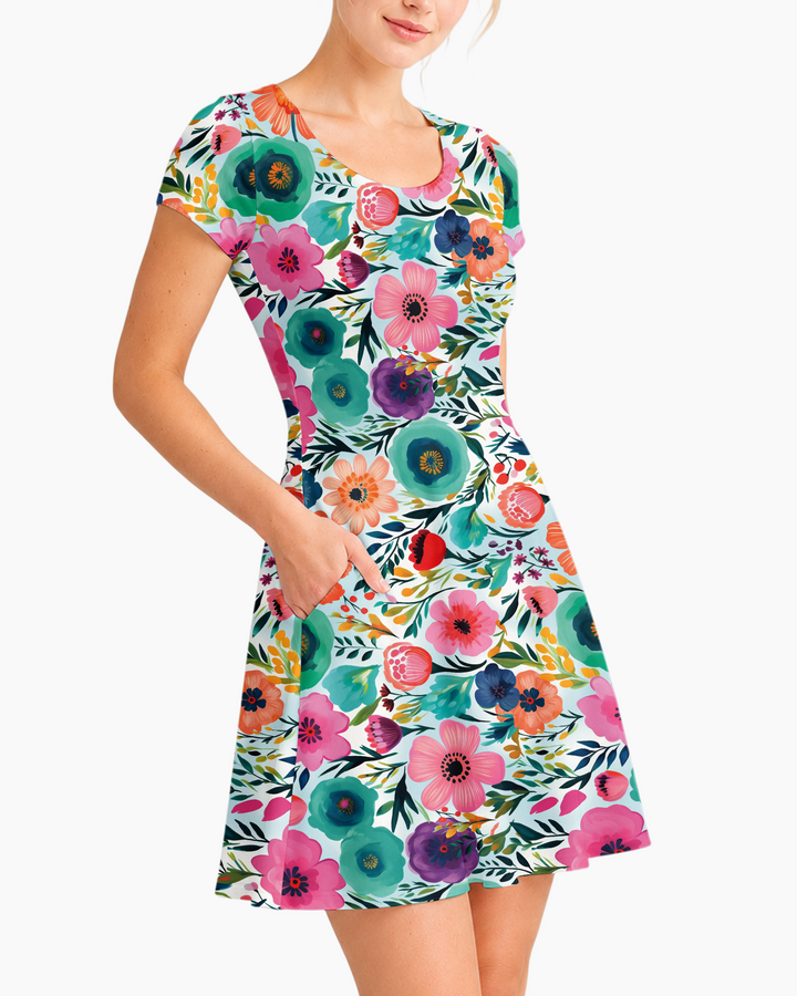 Vorlage Bambus Twirl Kleid