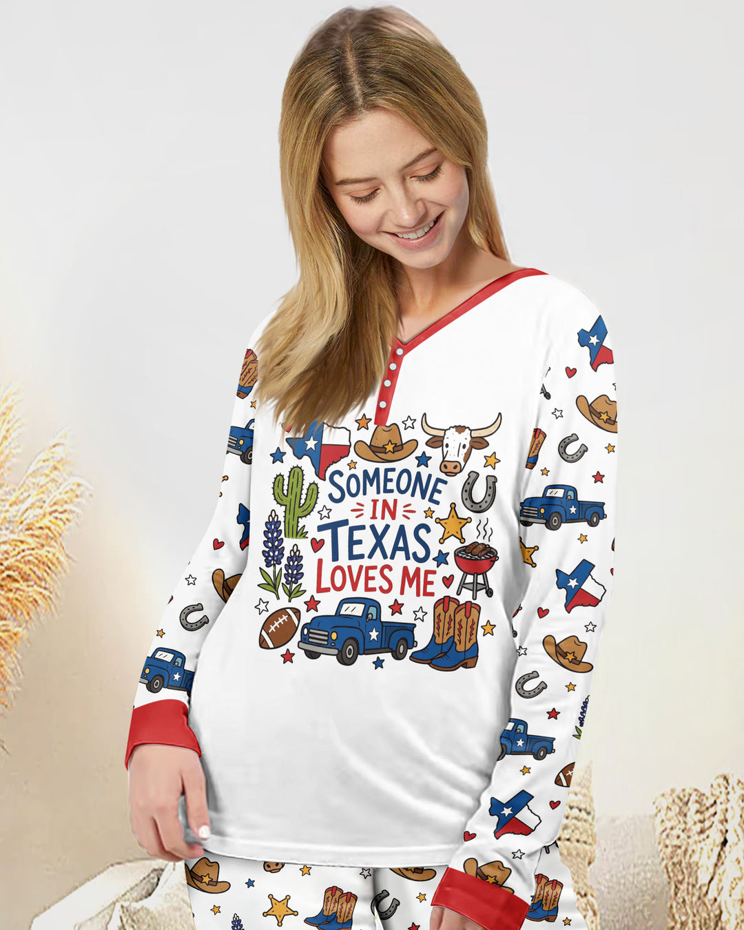 Someone in Texas Loves Me Bamboo Women Pajama Set