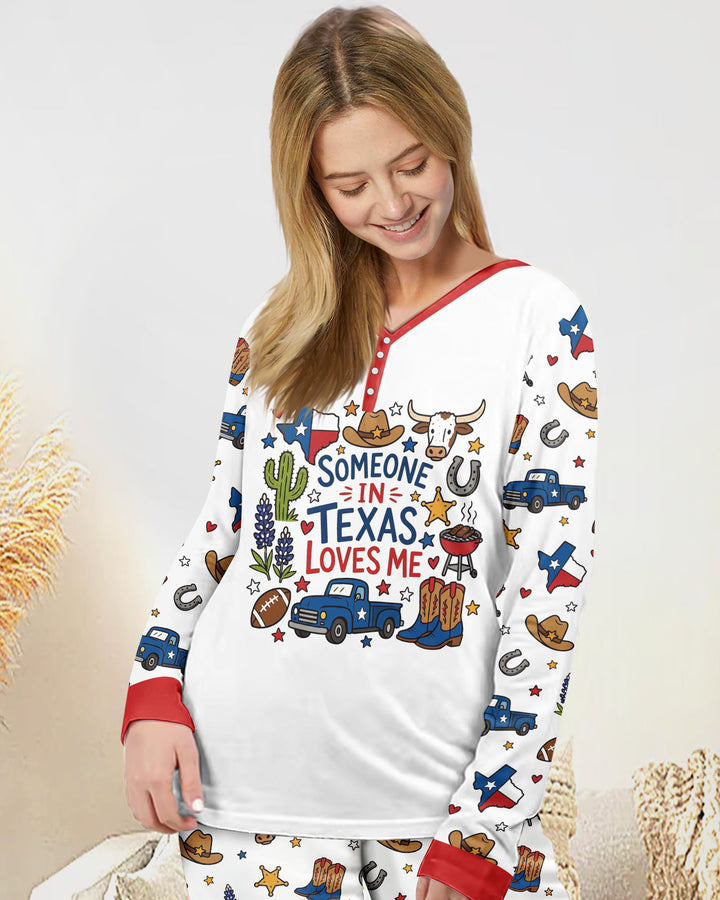 Someone in Texas Loves Me Bamboo Women Pajama Set