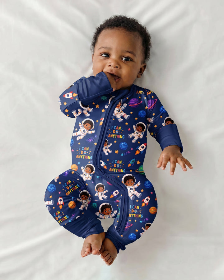 Black Astronaut I Can Do Anything Bamboo Convertible Zippy