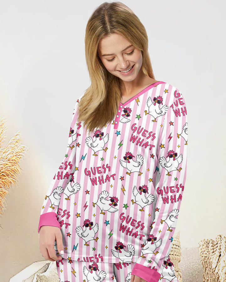 Guess What? Chicken Butt! Bamboo Women Pajama Set