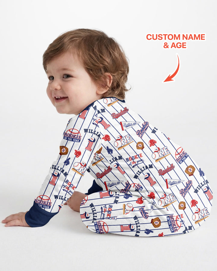 Baseball Birthday Boy Bamboo Convertible Zippy