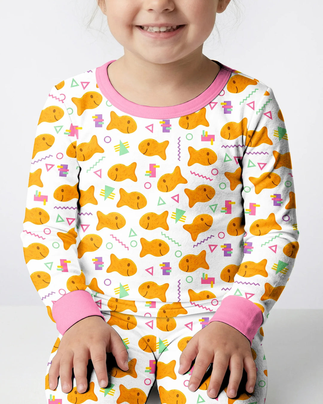 Conjunto de pijama de dos piezas de bambú con mangas largas, plantilla PERSONALIZADA