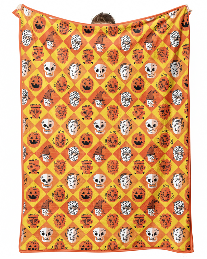 Monster Mix Bamboo Blanket