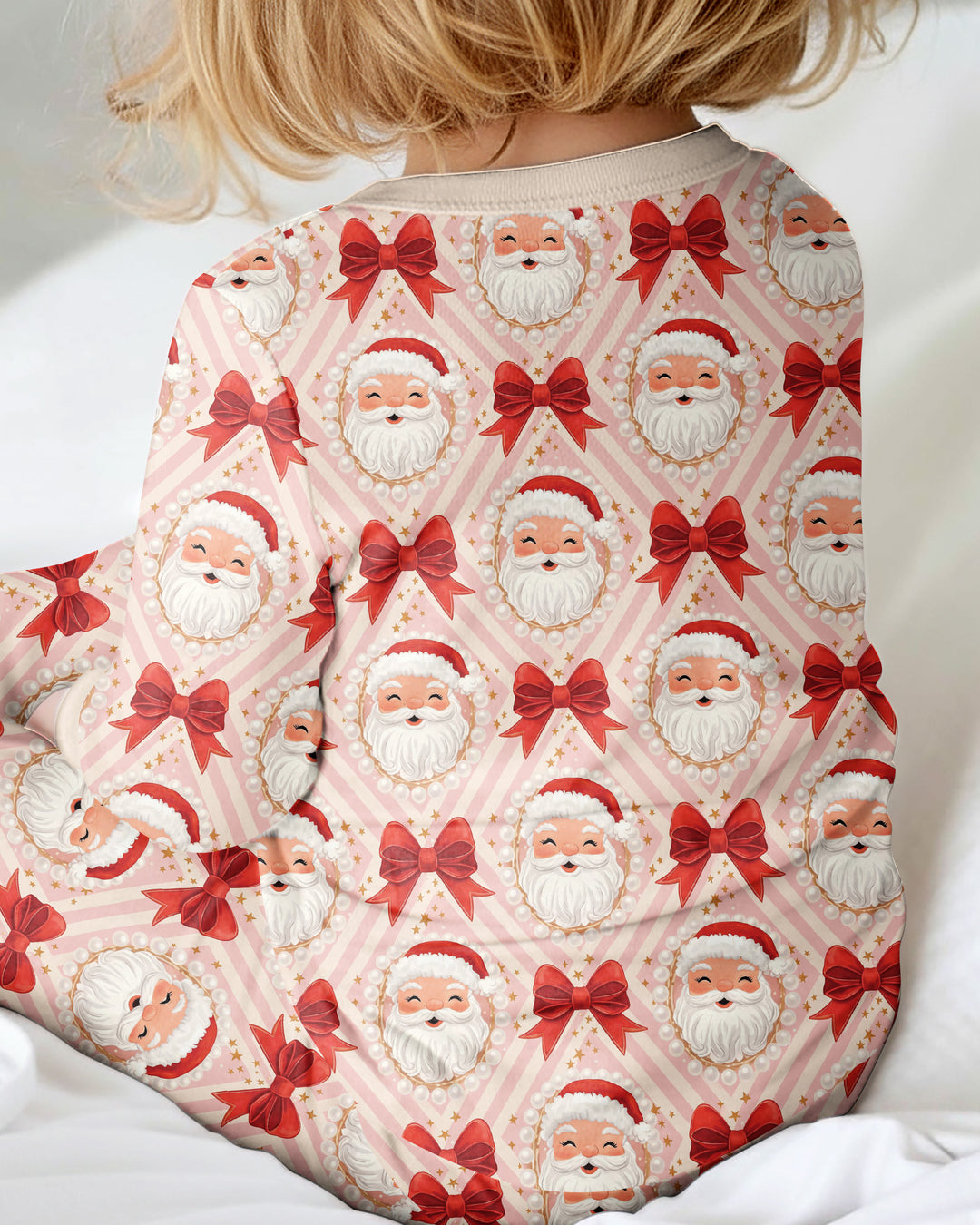 Preppy Coquette Santa Mommy And Me Matching Bamboo Convertible Zippy