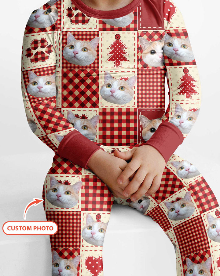 Christmas Ugly Pet Bamboo Two Piece Long Sleeve Pajama Set