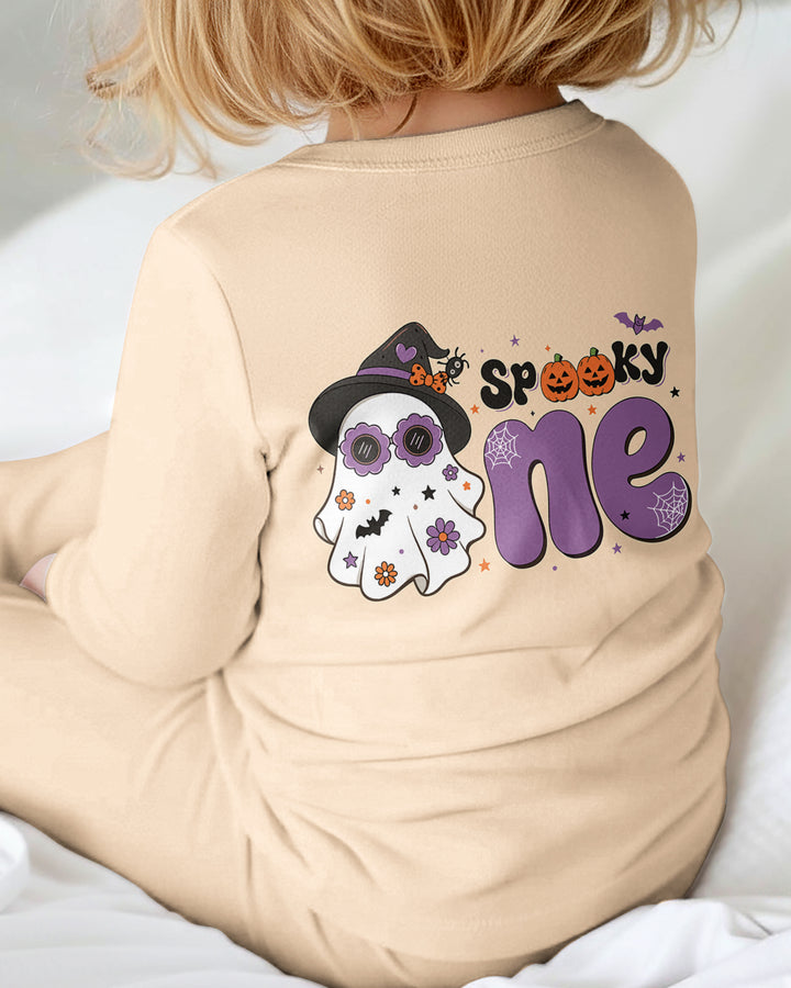 Personalized Spooky One  Coquette Halloween Birthday Bamboo Convertible Zippy