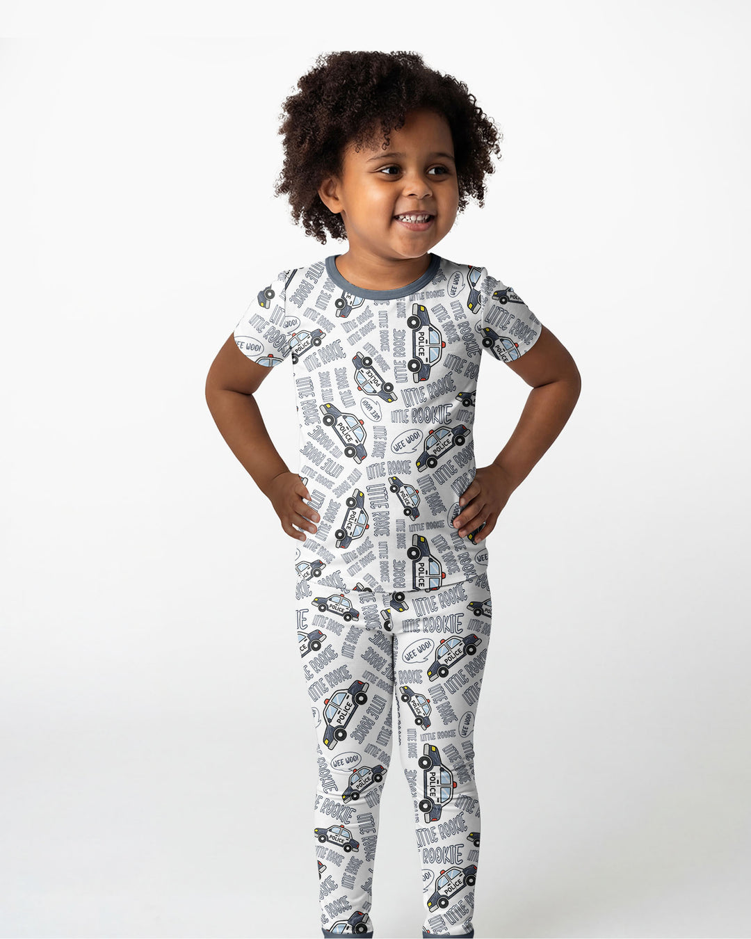 Little Rookie Bamboo Two Piece Short Sleeve Pajama Set
