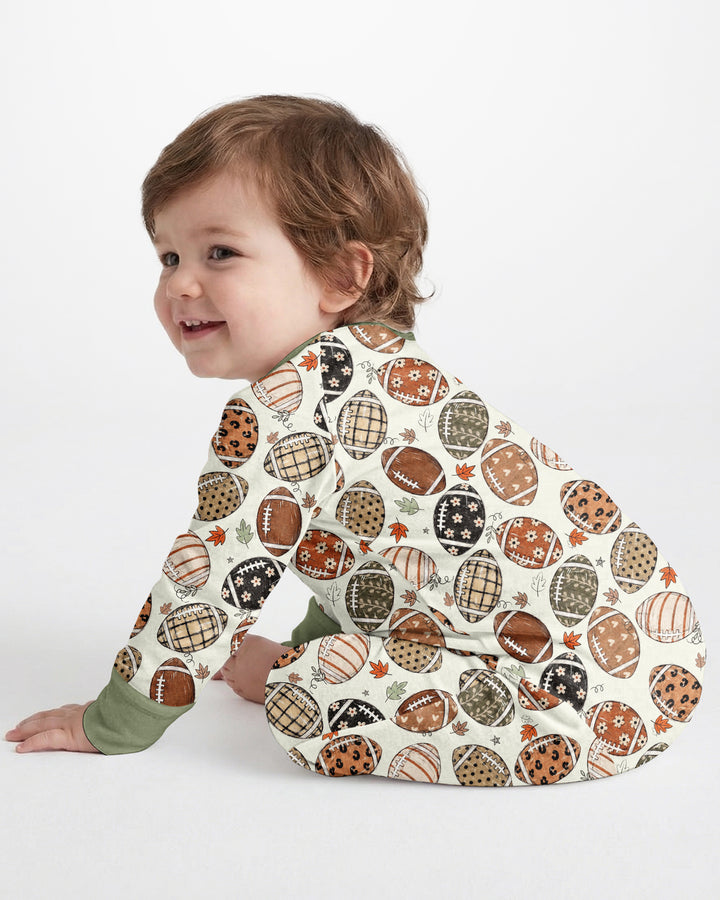 Boho Football Bamboo Convertible Zippy