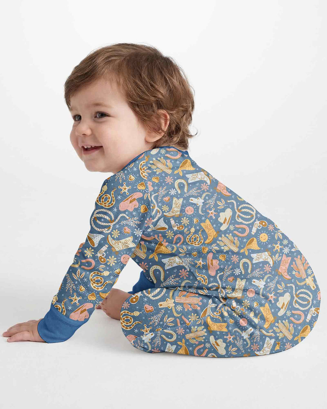 Gerippte Babykleidung mit individuellem Foto - Weich &amp; Skizzenhaft