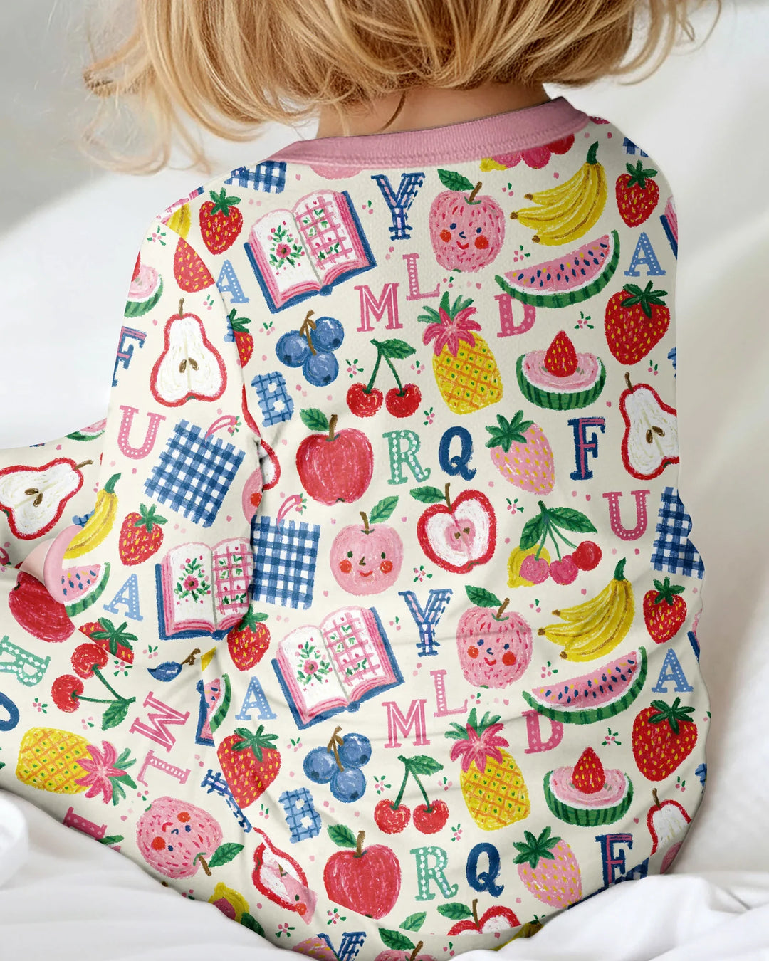 Back To School Fruit Alphabet Bamboo Convertible Zippy