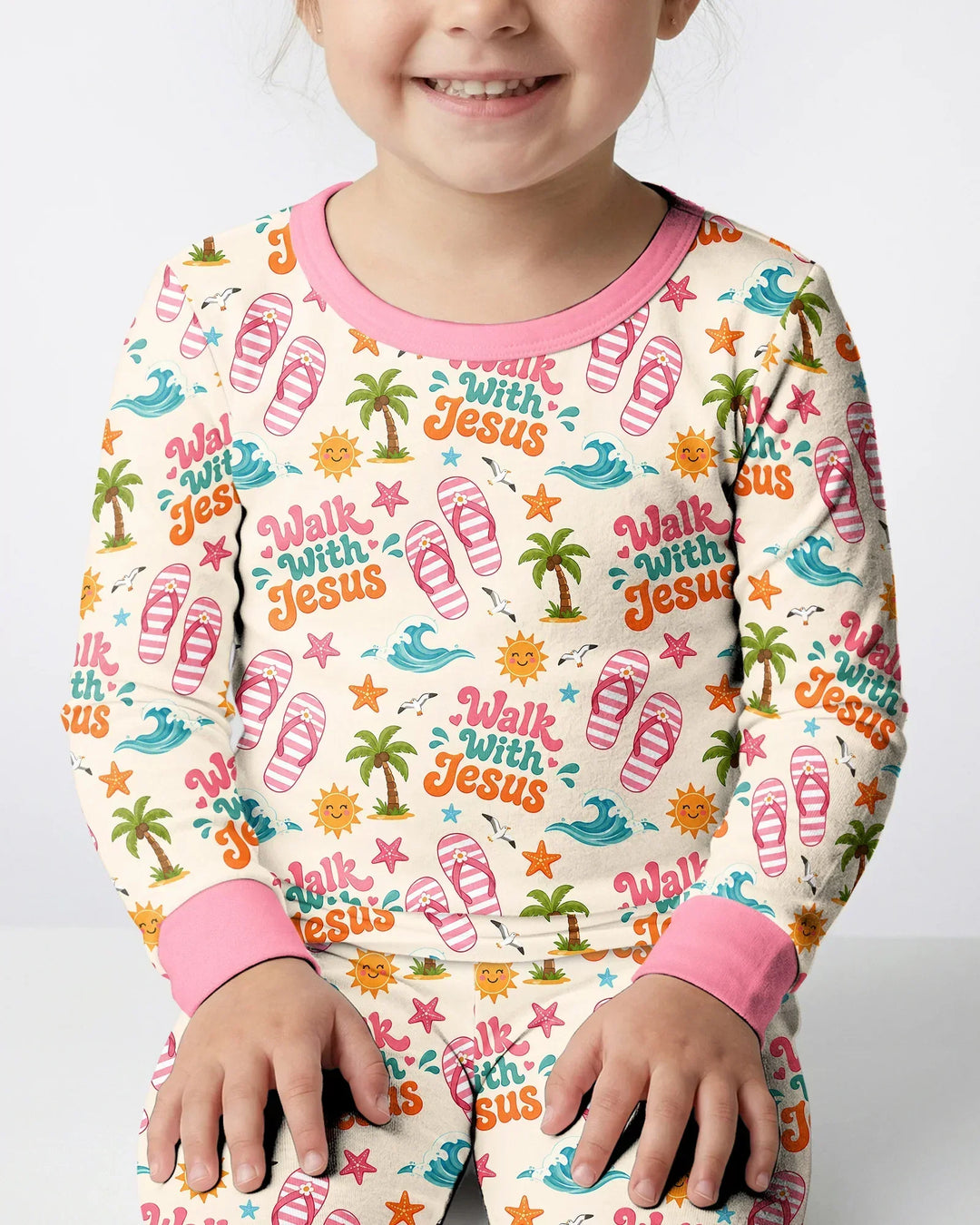 Conjunto de pijama de dos piezas de manga larga de bambú con estampados islámicos