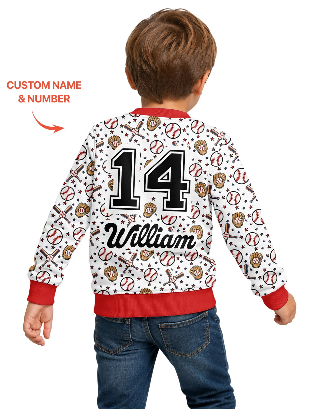 Custom Template Bambus-Rundhals-Sweatshirt