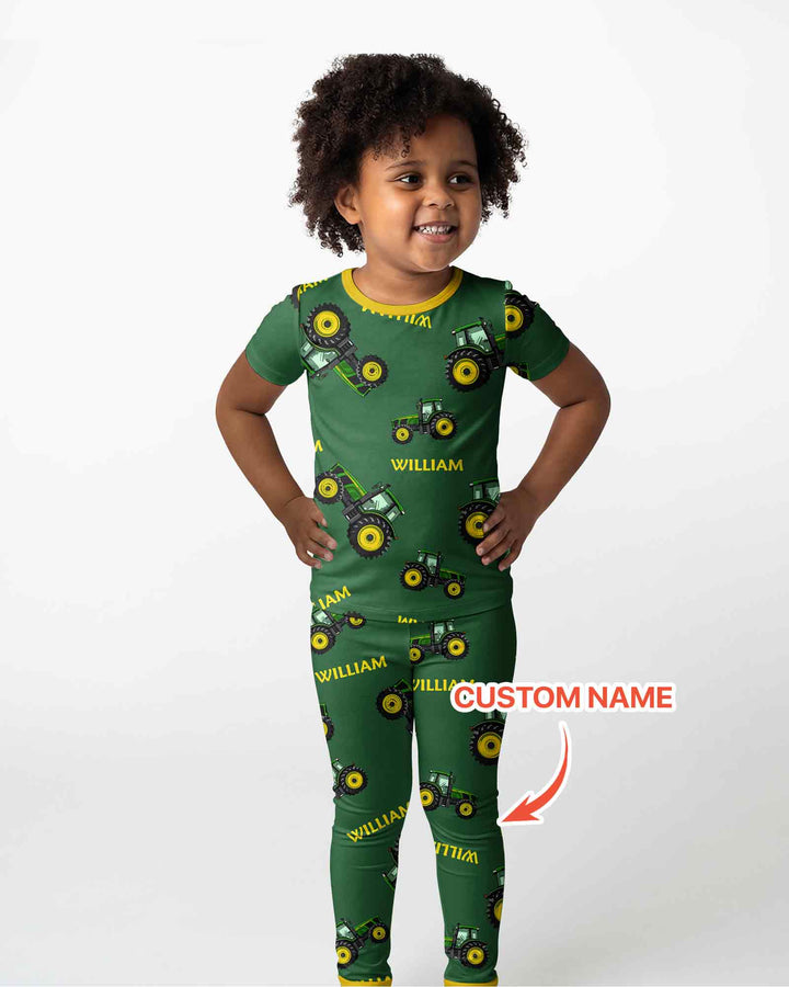 Zweiteiliges, kurzärmliges Pyjama-Set mit Marienkäfern
