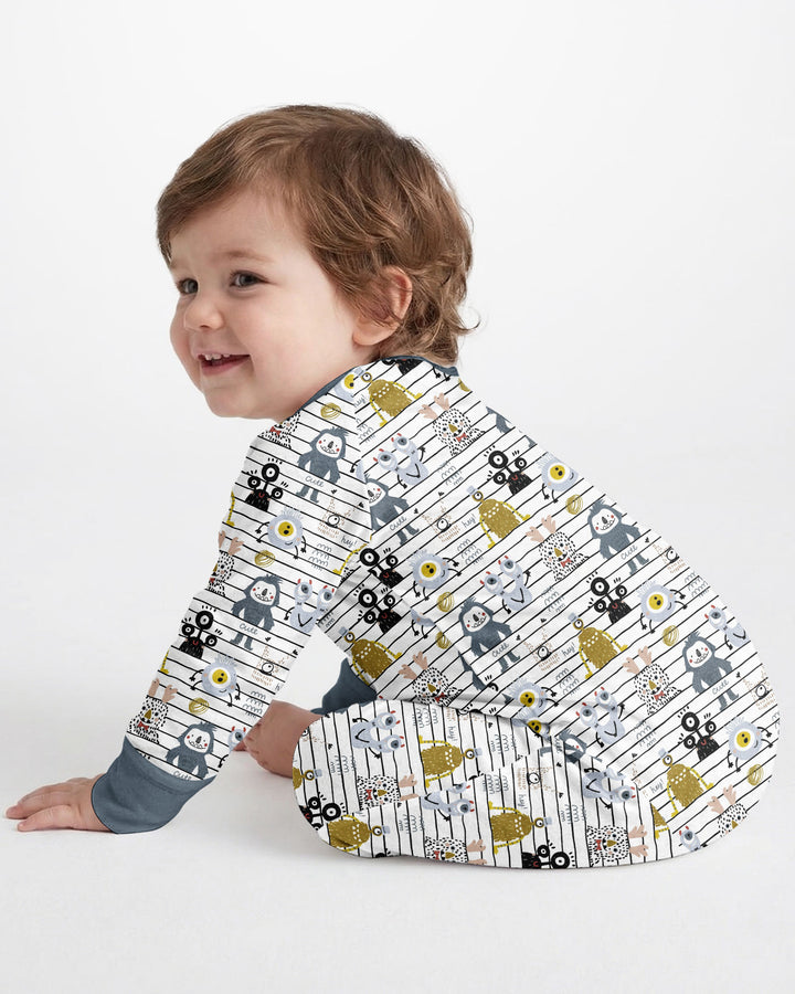 Playful Monster Friends Bamboo Convertible Zippy