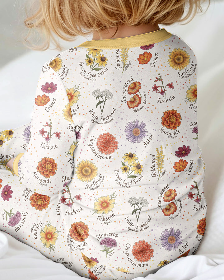 Autumn Blooms of North America Bamboo Convertible Zippy