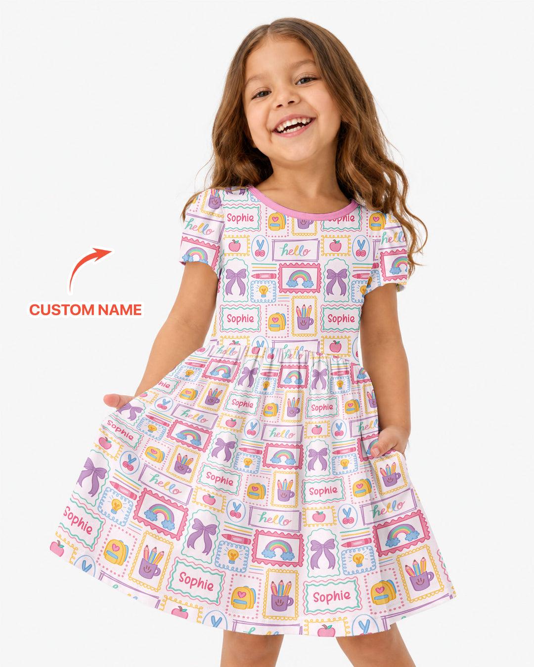 Vorlage Bambus Twirl Kleid