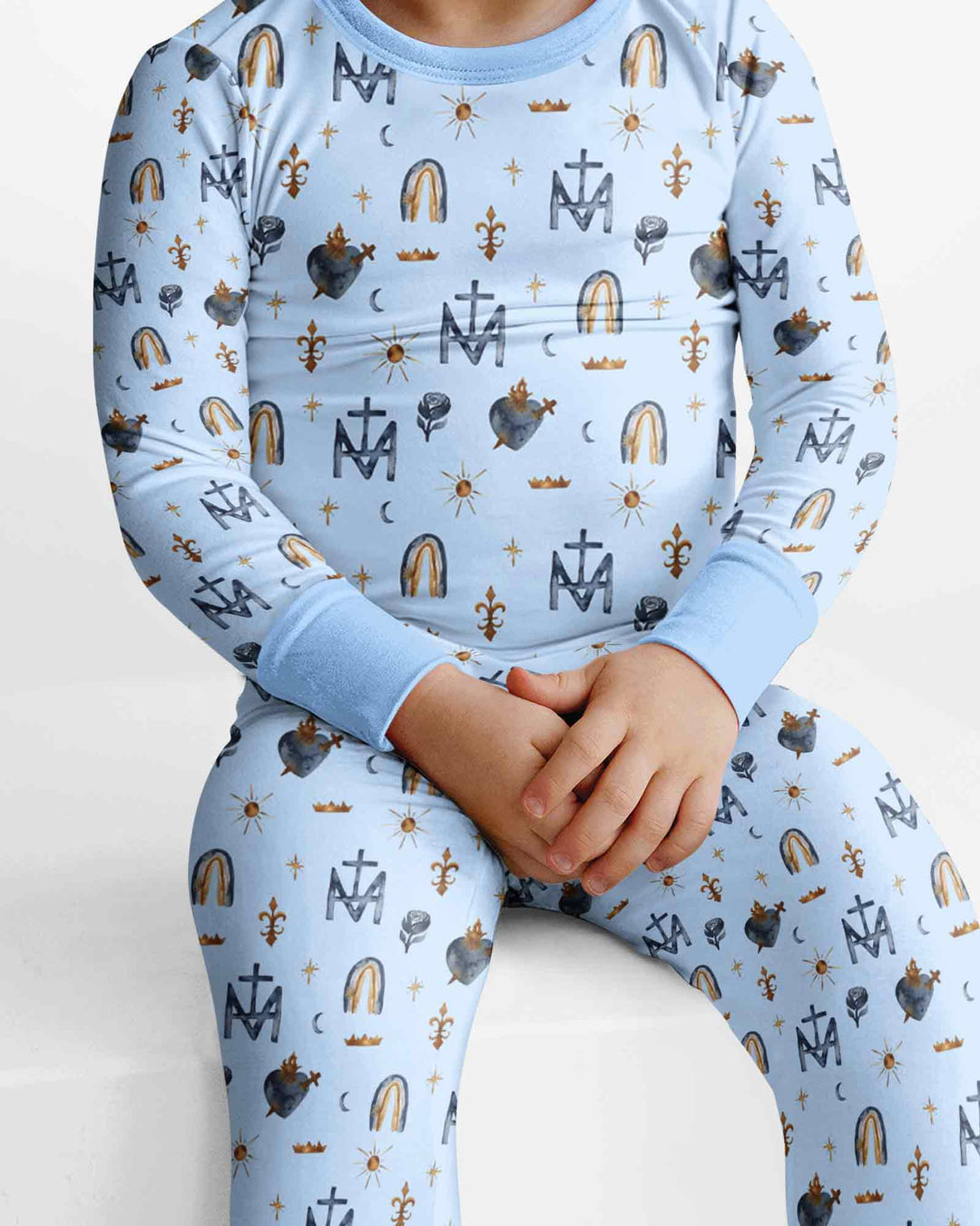 Immaculate Heart Bamboo Two Piece Long Sleeve Pajama Set