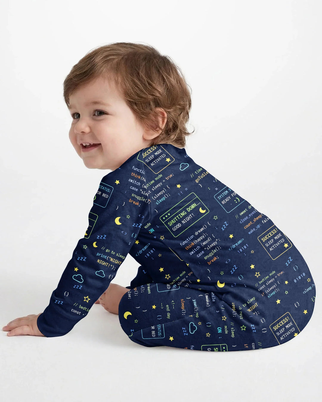 Mono elástico de bambú convertible con cremallera para padre e hijo a juego "It Techy"