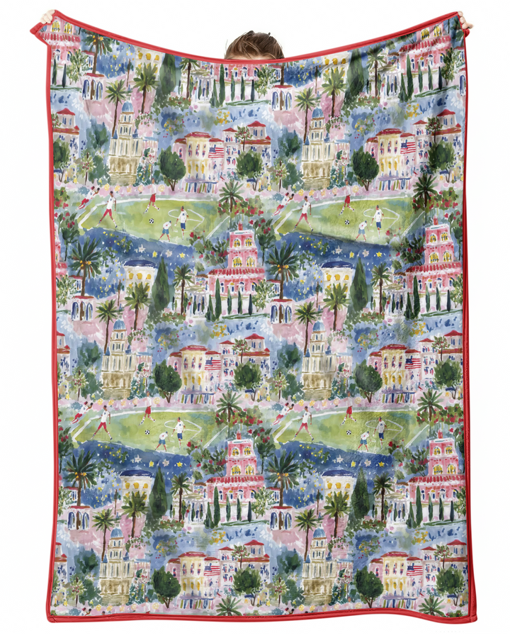 Soccer Tour 2026 Bamboo Blanket