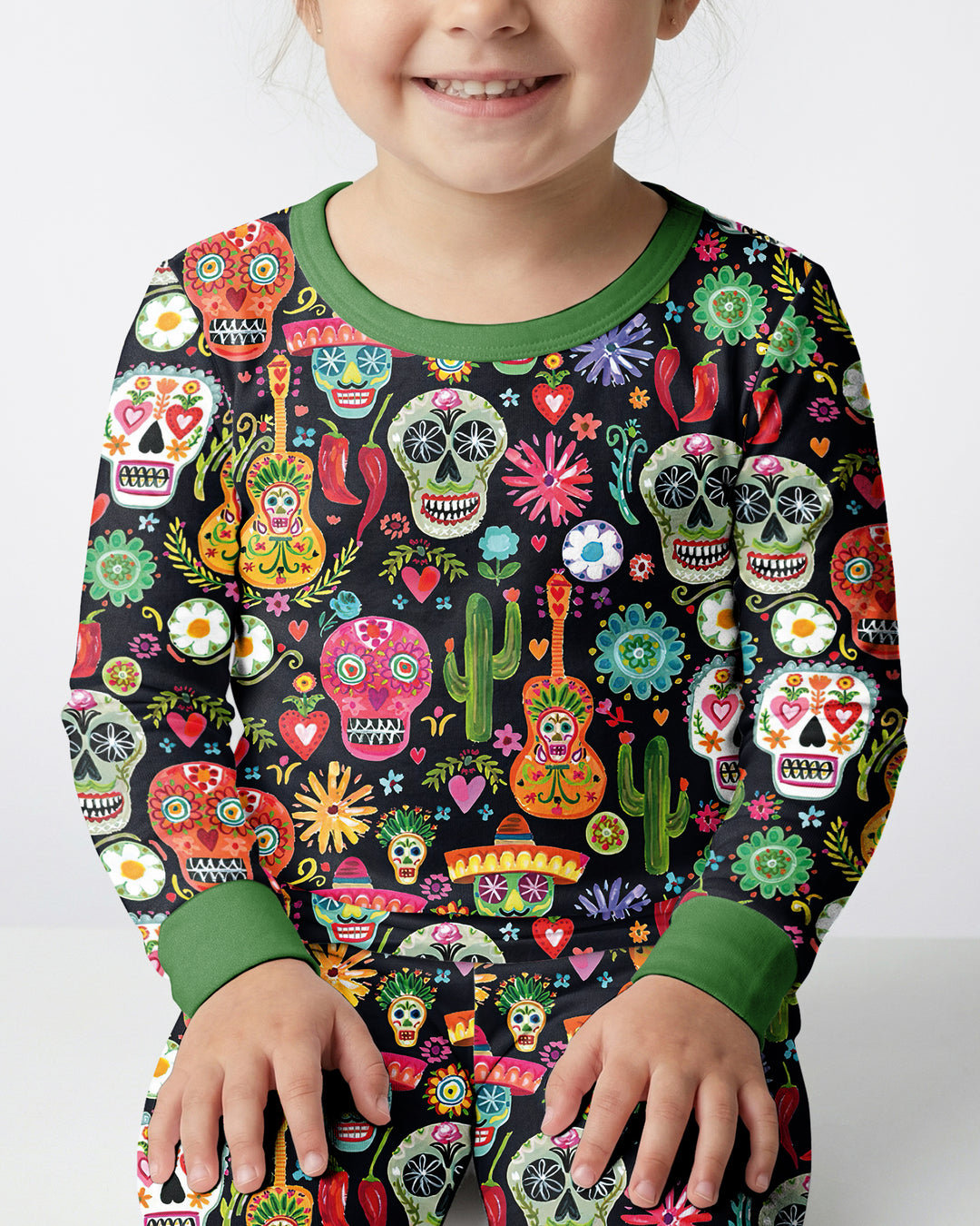 Mi Calaverita Bamboo Two Piece Long Sleeve Pajama Set