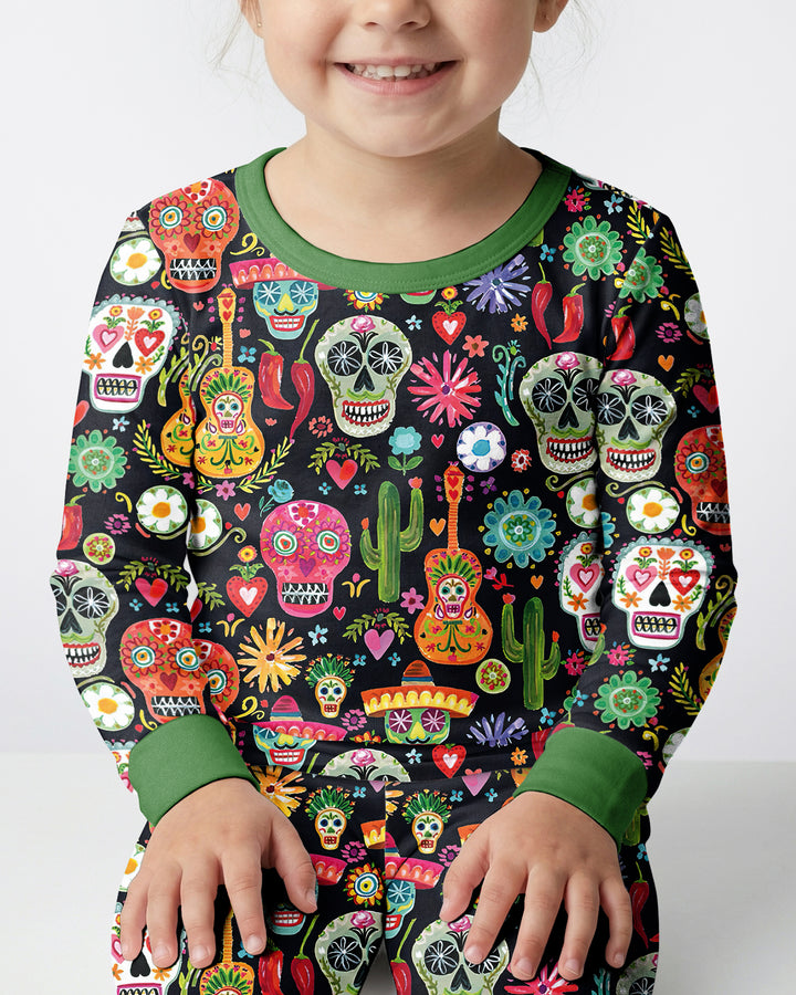 Mi Calaverita Bamboo Two Piece Long Sleeve Pajama Set