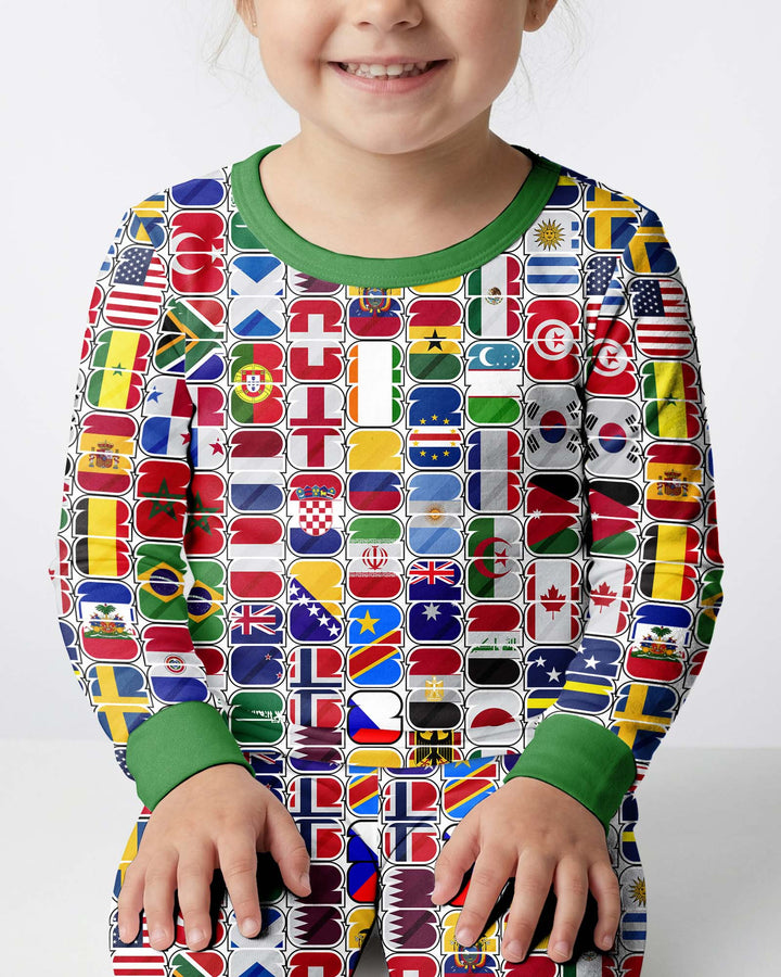 We Are 26 Family Matching Bamboo Two Piece Long Sleeve Pajama Set