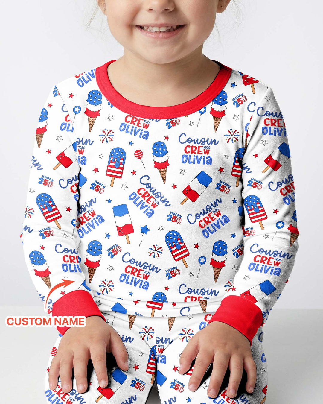 Conjunto de pijama de dos piezas de bambú con mangas largas, plantilla PERSONALIZADA