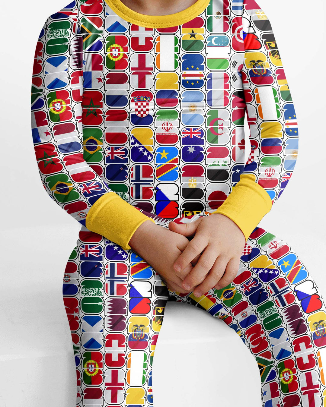 We Are 26 Family Matching Bamboo Two Piece Long Sleeve Pajama Set