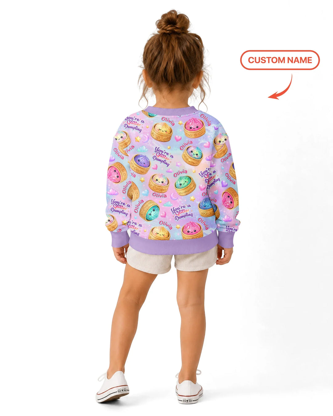 Maßgeschneiderter Bambus Rundhals-Sweatshirt