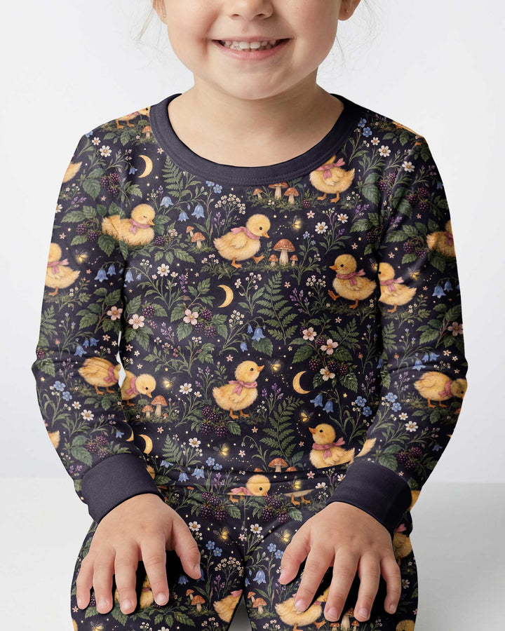 Little Duckling Dreams Bamboo Two Piece Long Sleeve Pajama Set