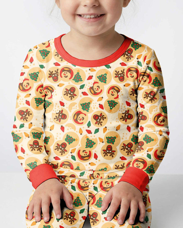 Christmas Sugar Cookie  Bamboo Two Piece Long Sleeve Pajama Set