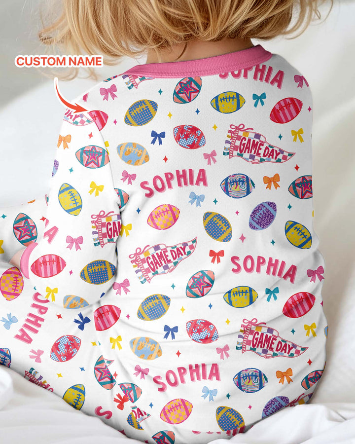 Custom Name Game day Bamboo Convertible Zippy