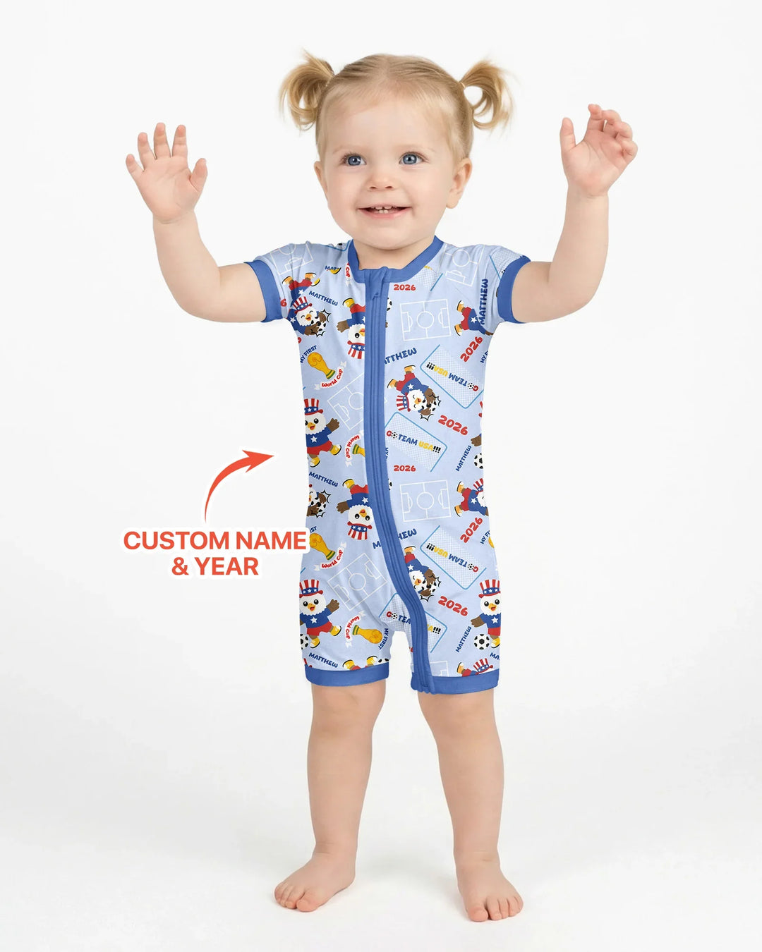 My First World Cup Bamboo Shorty Zippy