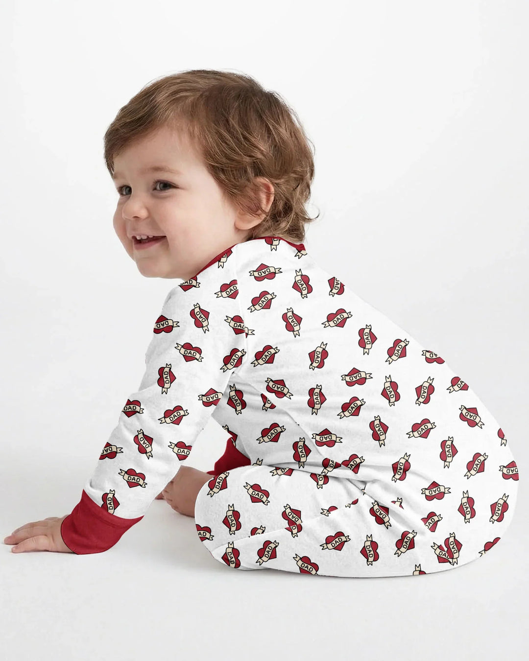 Gerippte Babykleidung mit individuellem Foto - Weich &amp; Skizzenhaft