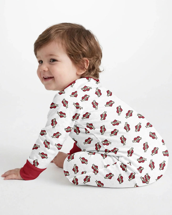 Gerippte Babykleidung mit individuellem Foto - Weich &amp; Skizzenhaft