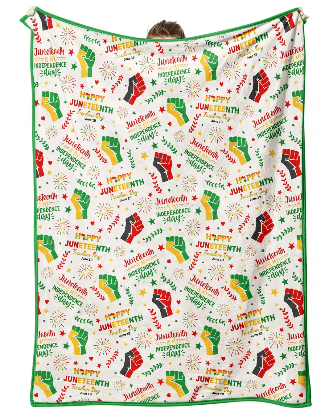 Happy Juneteenth Freedom Day Bamboo Blanket