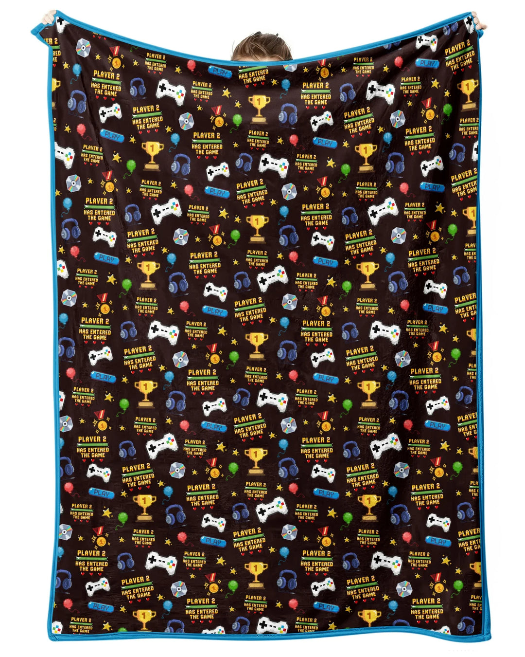 Leveled Up Daddy & Me Matching Bamboo Blanket