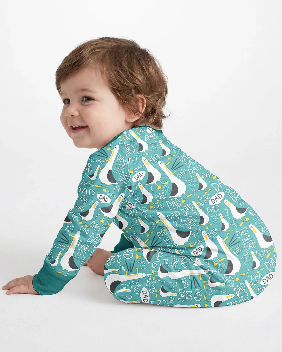 Funny Seagull DAD Bamboo Convertible Zippy