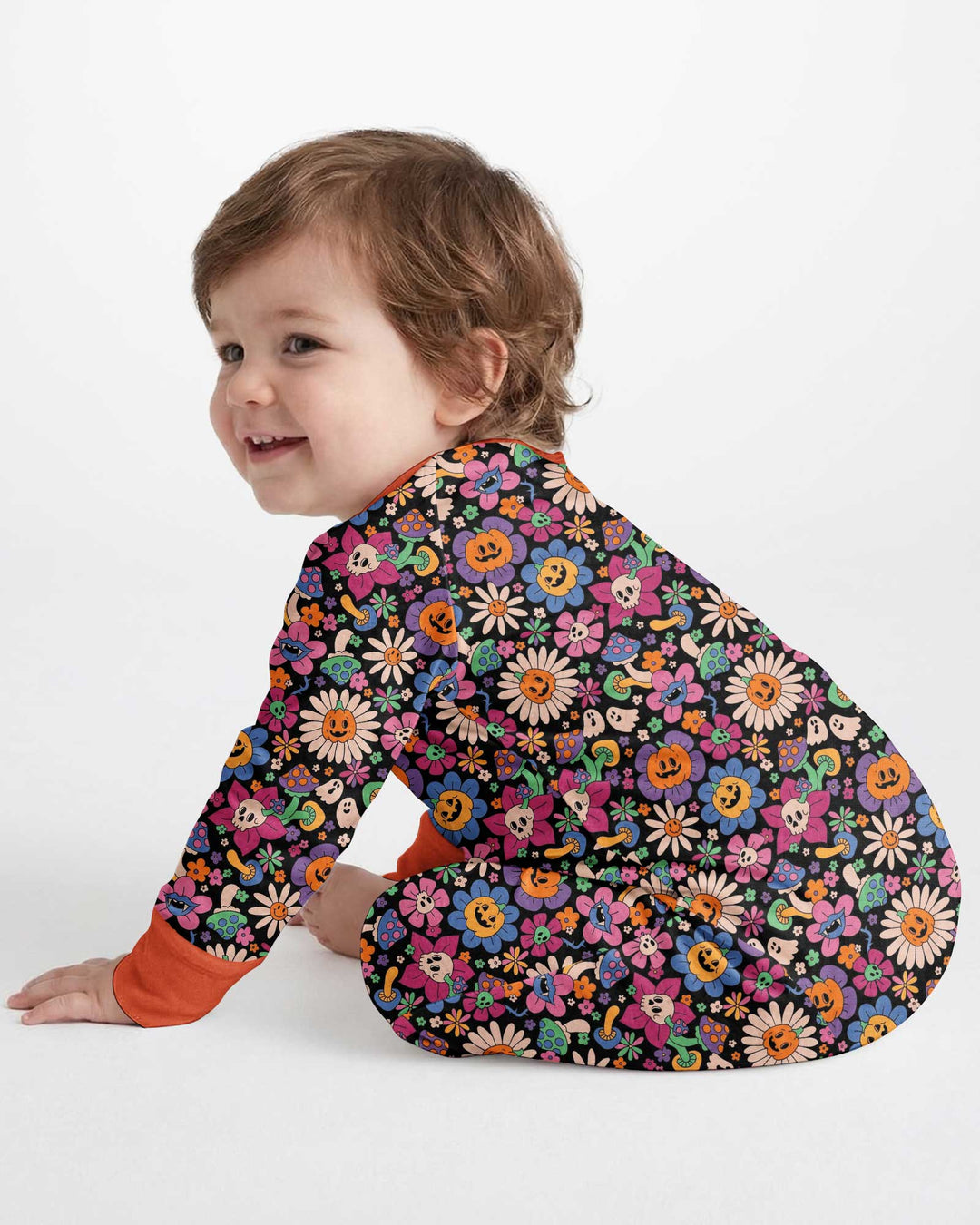 Halloween Flowers Bamboo Convertible Zippy