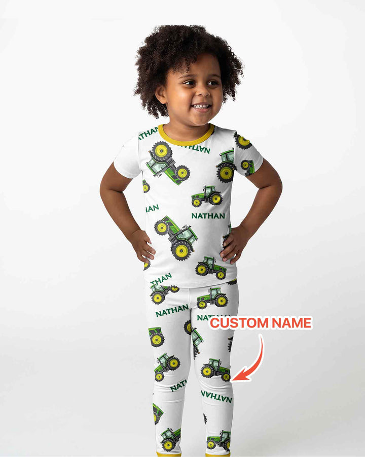 Zweiteiliges, kurzärmliges Pyjama-Set mit Marienkäfern